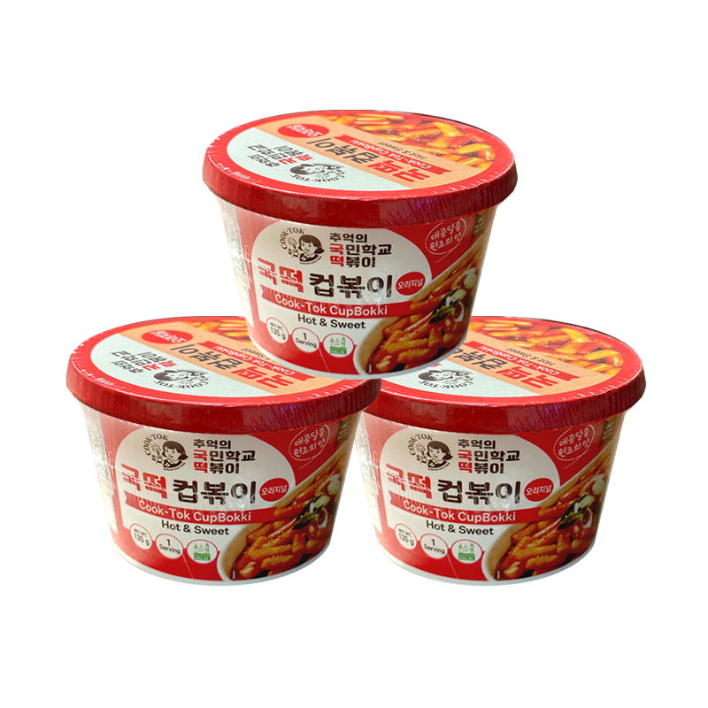 COOK TOK Cup Original (Hot & Sweet) x 3